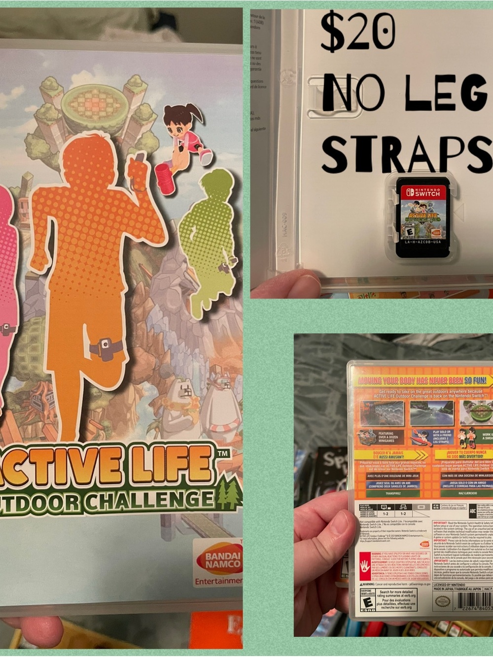 Active Life Outdoor Challenge Nintendo Switch Game - Orange/Green